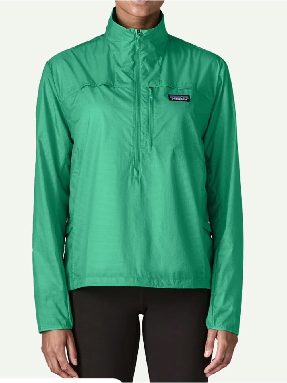 Patagonia Houdini Stash Women’s Half Zip - Aqua Stone